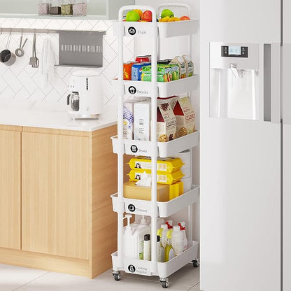Laiensia 5-Tier Rolling Cart - Image 4
