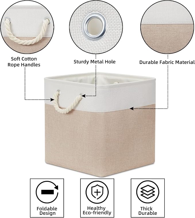 Bidtakay Fabric Storage Baskets - Image 6