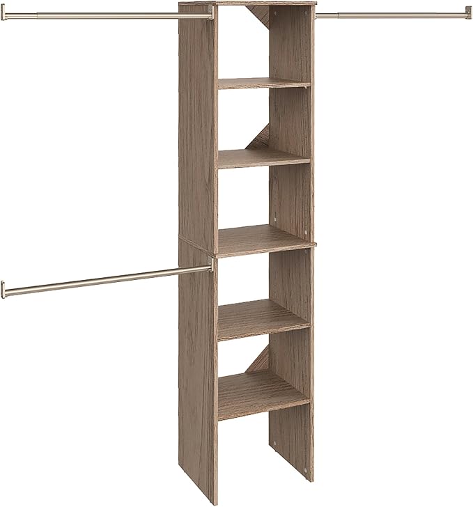 ClosetMaid SuiteSymphony Wood Closet Organizer Starter Kit by ClosetMaid