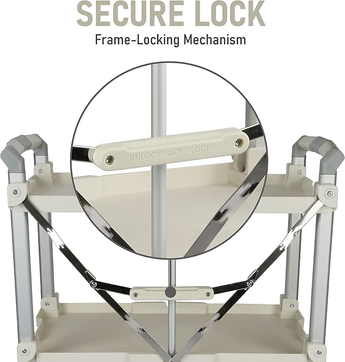 Olympia Tools 89-355 Pack N Roll Collapsible Service Cart, 300LB Capacity - Image 5