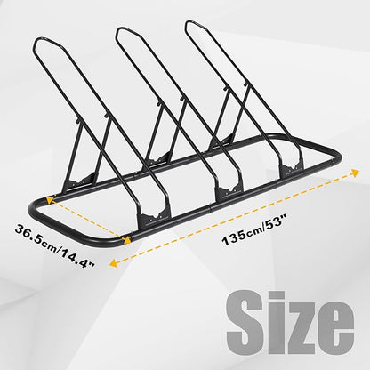 CyclingDeal Bicycle Floor Parking Rack Stand - Image 5