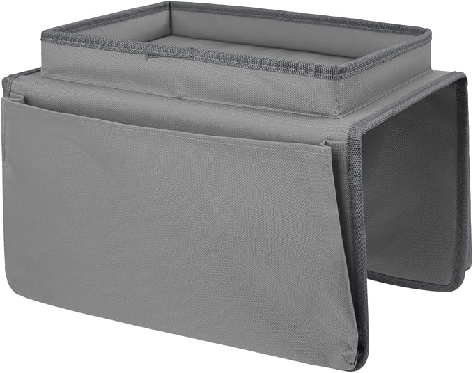 Sofa Armrest Organizer with Cup Holder Tray Chair Arm TV Remote Holder - Image 3