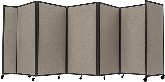 Versare Room Divider 360 Portable Wall Partition | Folding Panels | Large by VERSARE