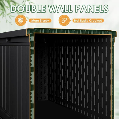 Devoko 260 Gallon Double-Wall Deck Box - Image 4