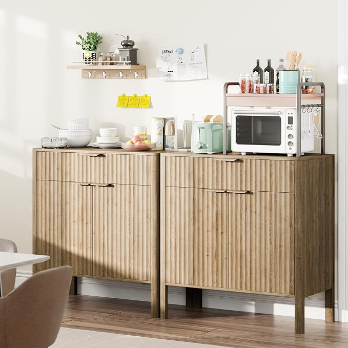 Fluted Buffet Cabinet Accent - Image 7