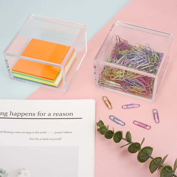 2 Pack Clear Acrylic Organizer - Image 3