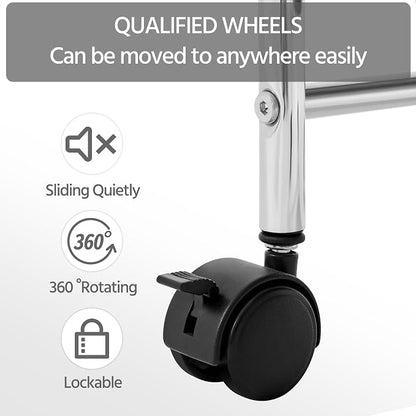 Yaheetech Rolling Cart Organizer Plastic Trolley - Image 9