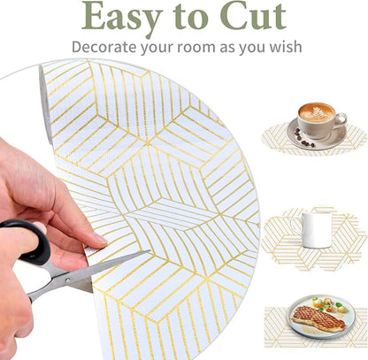 Shelf Liners for Kitchen Cabinets 35.4 in X 19.69 Ft, Non Adhesive Cabinet - Image 8