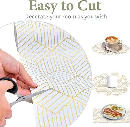 Shelf Liners for Kitchen Cabinets 35.4 in X 39.5 Ft, Non Adhesive Cabinet Liner - Image 6