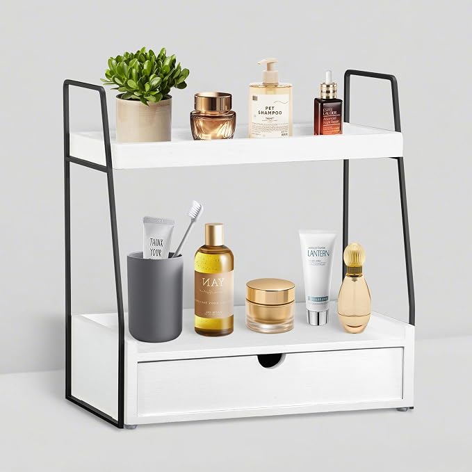 2-Tier Bathroom Organizer Countertop by dreampossible