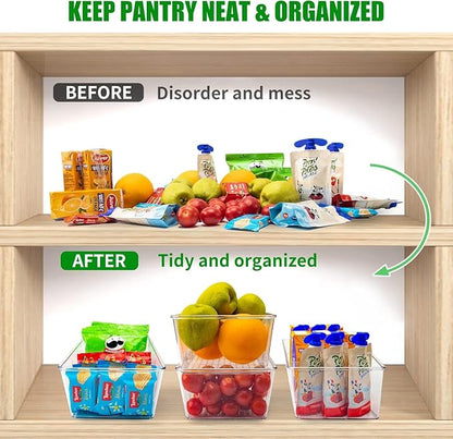 4 Pack Pantry Organizers and Storage, Snack Containers - Image 7