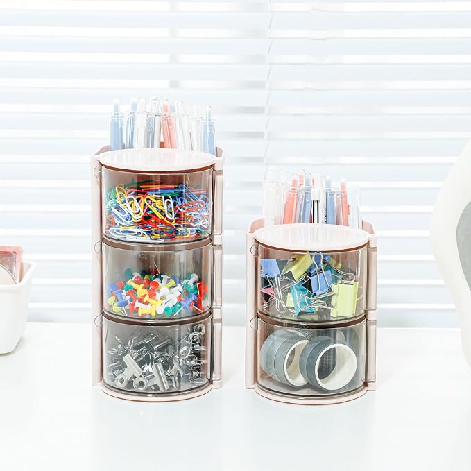 FABROK 3-Layer Clear Hair Accessories Organizer - Image 7