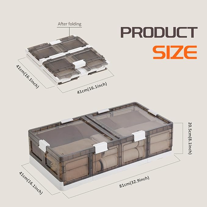 2-Pack Under Bed Storage Containers - Image 2