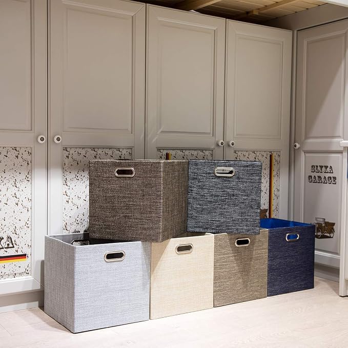 Thicker Fabric Storage Cubes 13 inch Collapsible Storage Bins - Image 9