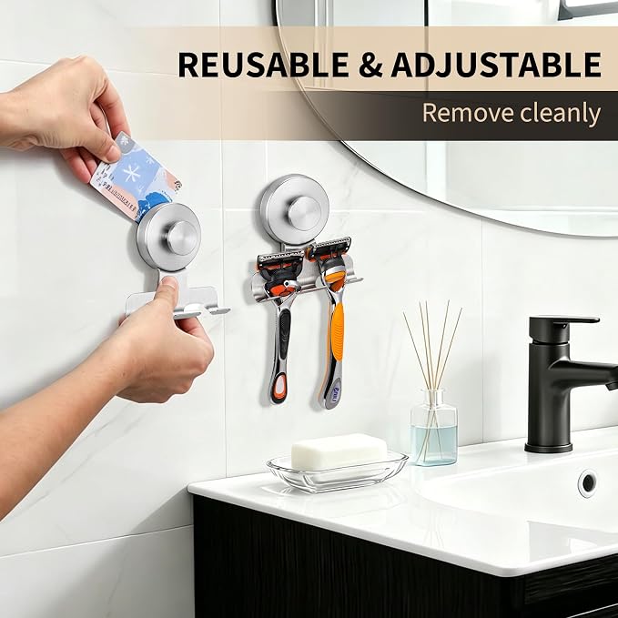 Suction Cup Razor and Shaver Holder - Image 3