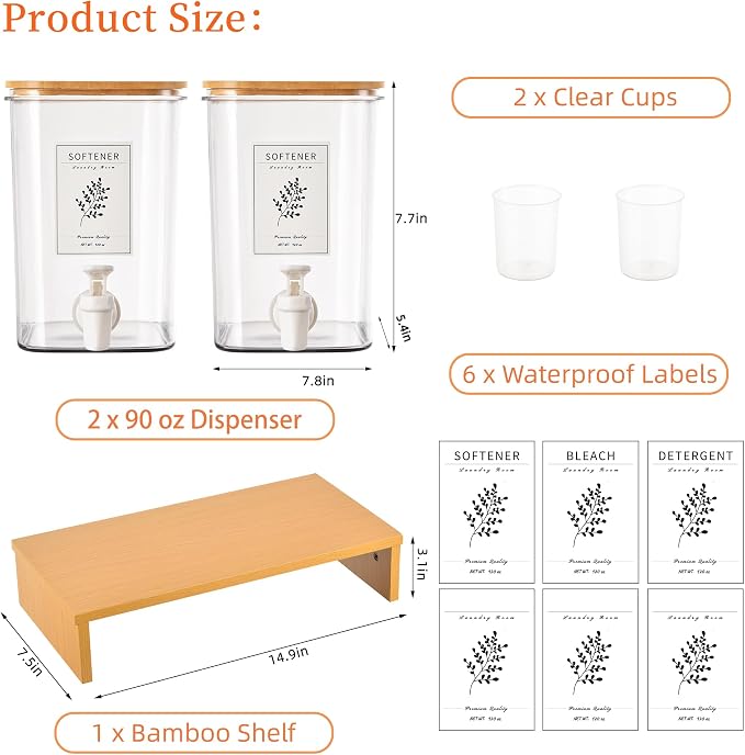 Liquid Laundry Detergent Dispenser Set - Image 5