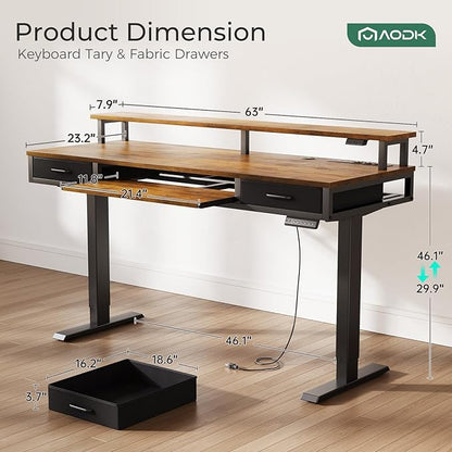 AODK Electric Standing Desk - Image 3