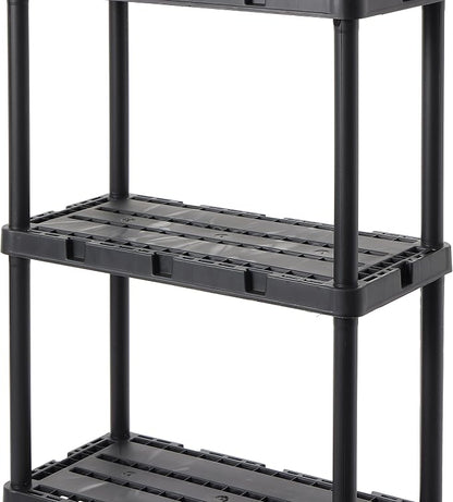 Gracious Living 2 Pack Light Duty Storage Shelves, Knect-A-Shelf 4-Shelf - Image 9