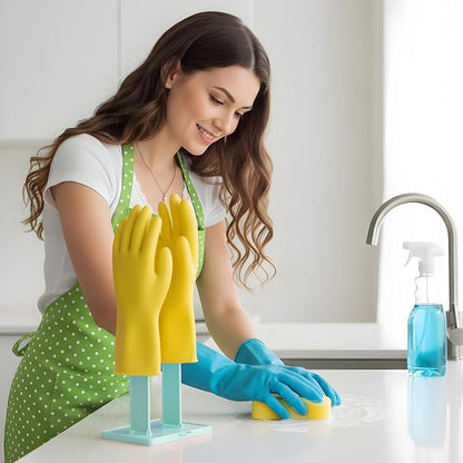 2 Pcs Kitchen Glove Holder, Kitchen Glove Stand Holder Plastic Glover Drying - Image 5