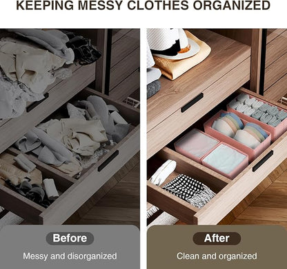 DIMJ Fabric Drawer Organizer Bins - Image 4