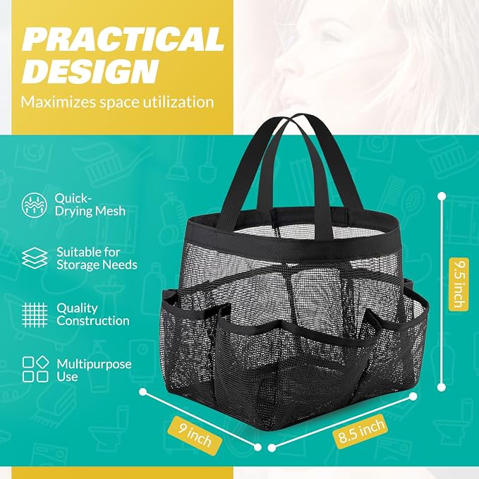 LOYEE Mesh Shower Caddy Portable - Image 2