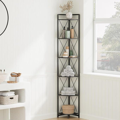 6 Tier Corner Shelf Stand, Plant Stand Display Shelf - Image 8