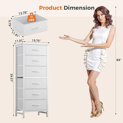 Sweetcrispy Tall Fabric Dresser - Image 3