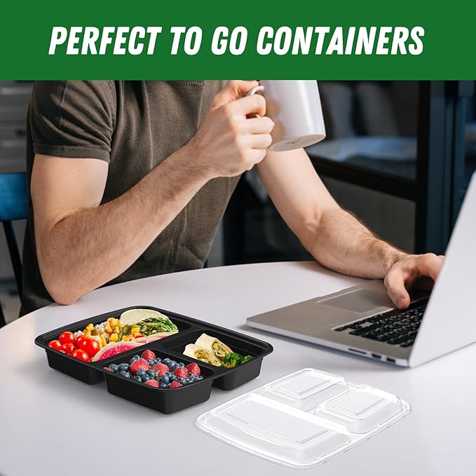 50 Pack 32 oz Meal Prep Containers Reusable - Image 7
