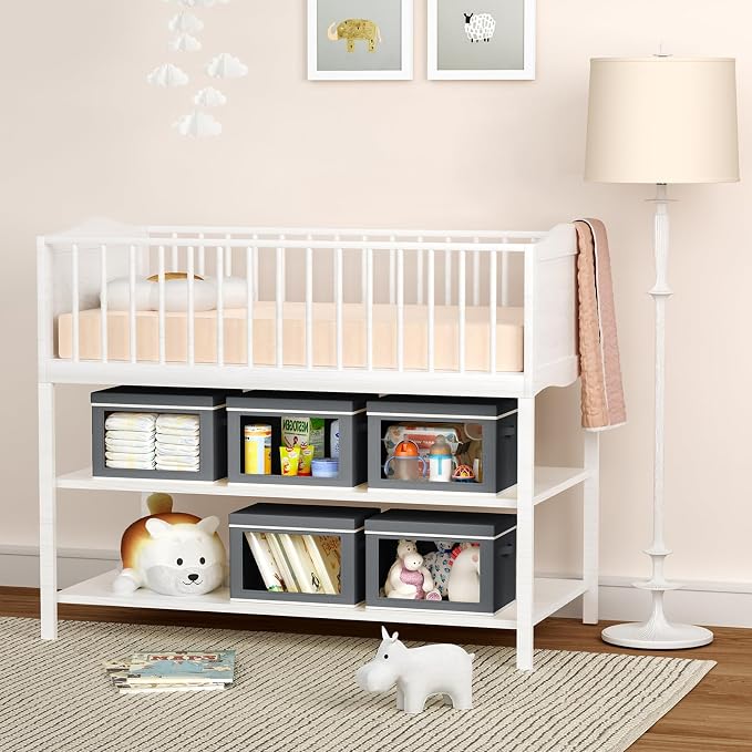 Homsorout Storage Bins with Lids - Image 5