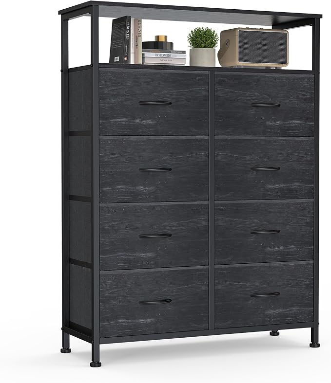 DUMOS 8 Drawer Fabric Dresser by DumosLifestyle