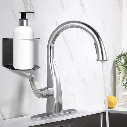 4 Pack Spray Bottle Holders, Wall Mount Bottle Steel Organizer Heavy Duty Paint - Image 2