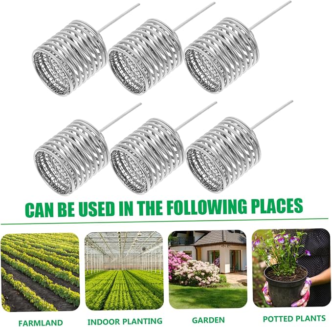 GALPADA Stainless Steel Fertilizer Container 6-piece Set - Image 2
