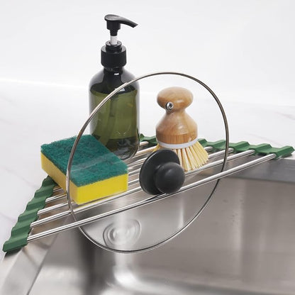 Tomorotec Triangle Roll-Up Dish Drying Rack - Image 9