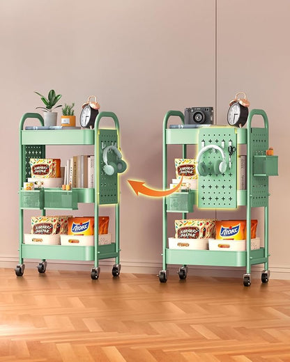 ALVOROG 3 Tier Rolling Cart - Image 6