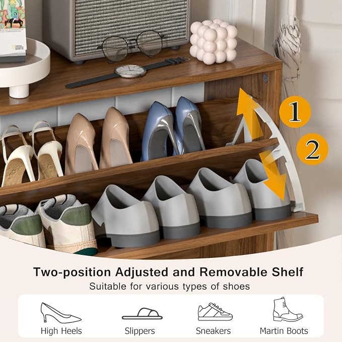 Fsbecl Shoe Storage Cabinet for Entryway - Image 5
