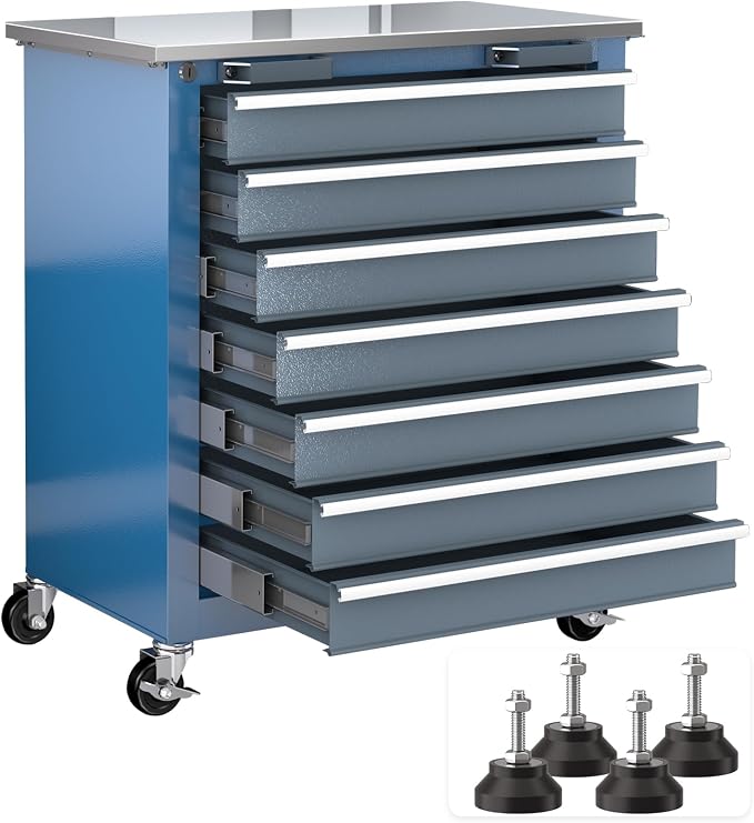 LARBANKE 7-Drawer Rolling Tool Chest by LARBANKE