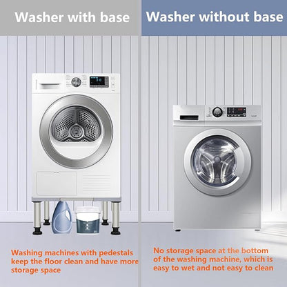 Mini Fridge Stand, Universal Adjustable Washing Machine Stand - Image 5