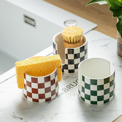 Ceramic Kitchen Sponge Holder, Dish Sponge Holder Suitable - Image 7