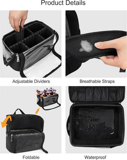 TANTO Makeup Backpack Makeup Artist Bag Professional Extra Large Cosmetic Bags - Image 3