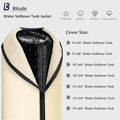 Bitubi Water Softener Neoprene Sweat Jacket, Outdoor Water Softener and Filter - Image 2