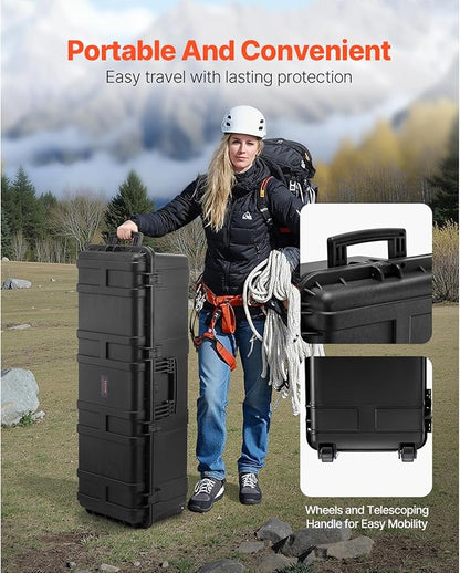 VEVOR Weatherproof Hard Case, Heavy Duty Protective Dry Box Case - Image 7