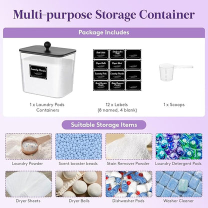 Lifewit Laundry Pods Container - Image 3