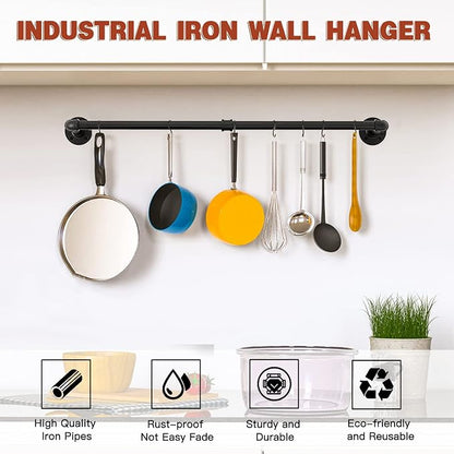Wall Mounted Clothes Rack - Image 3