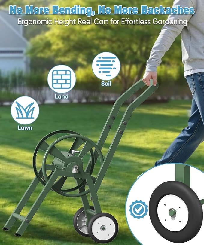 Artigarden Garden Hose Reel Cart - Image 3