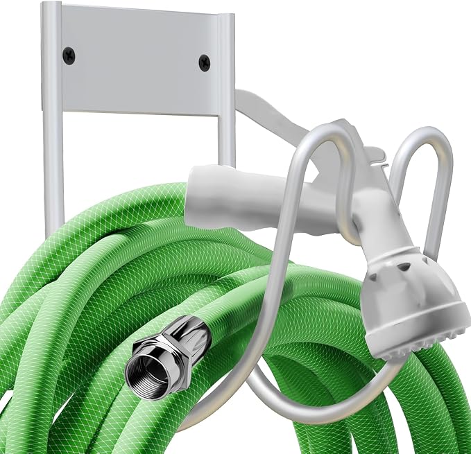 Metal Garden Hose Holder by Unknown