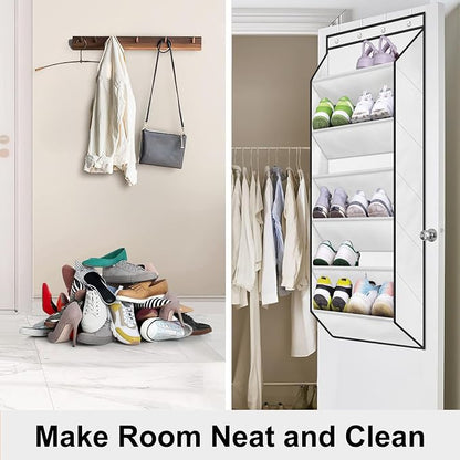 SLEEPING LAMB Over The Door Shoe Organizer - Image 6