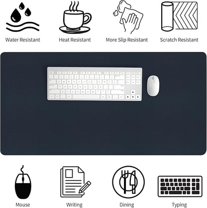 Bloss Dark Blue Desk Mat, Desk Matt - Image 3