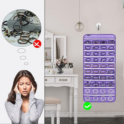 Dualsided Hanging Jewelry Organizer - Image 4