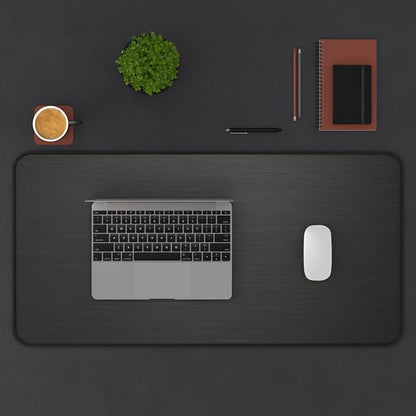 Desk Mat - Brushed Metal Texture, Extended Mouse Pad & Desk Pad, Neoprene - Image 2