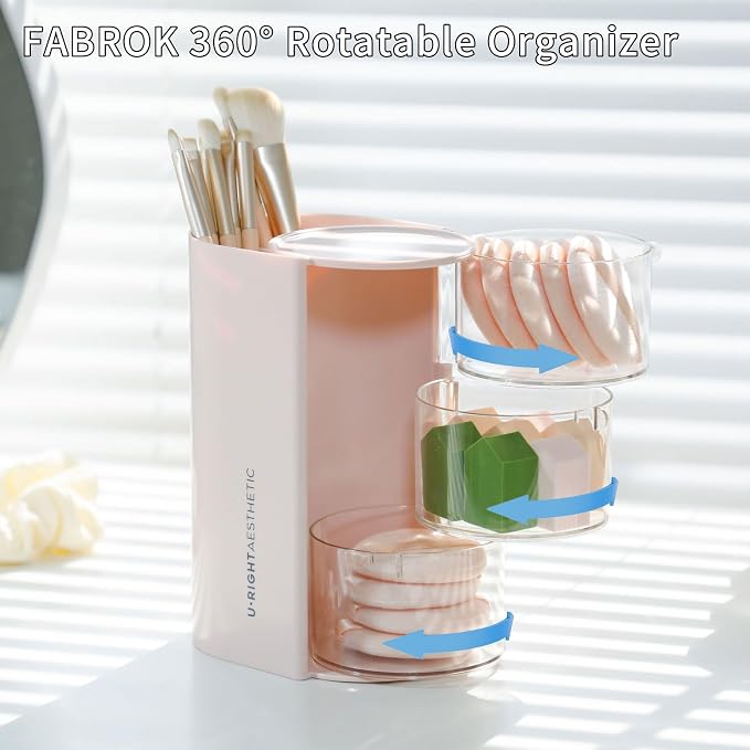 FABROK 3-Layer Clear Hair Accessories Organizer - Image 4